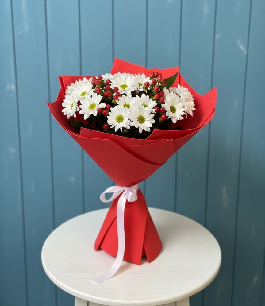 Букет цветов из: Хризантемы в Задонье