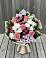 Букет цветов из: Альстромерии, Гвоздики, Розы и Хризантемы в Задонье