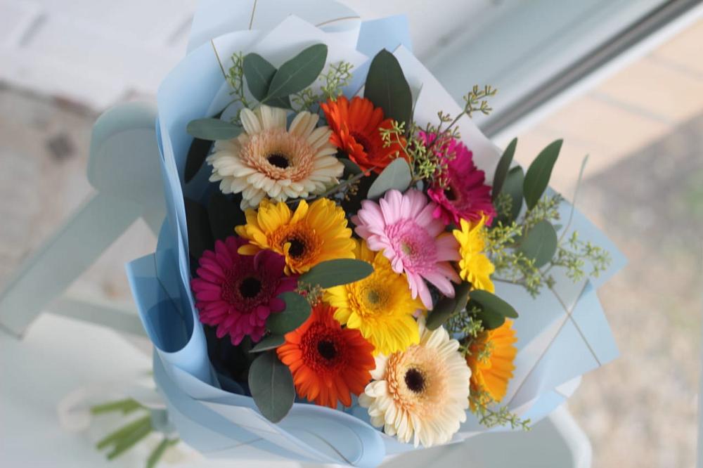 Букет цветов из: Герберы в Задонье