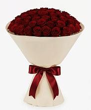 Букет 101 Бордовая роза Блэк Бакарра в Задонье