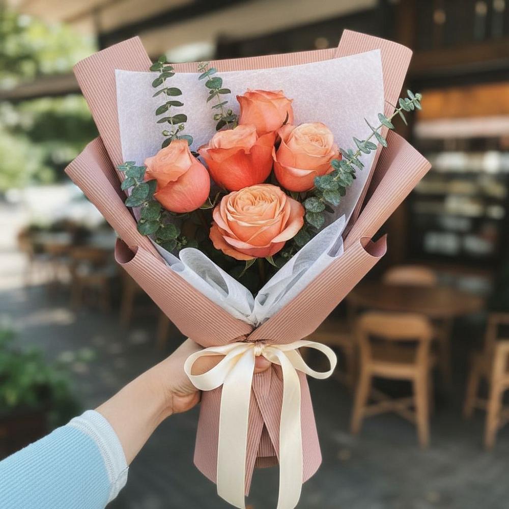 Букет цветов из: Розы в Задонье