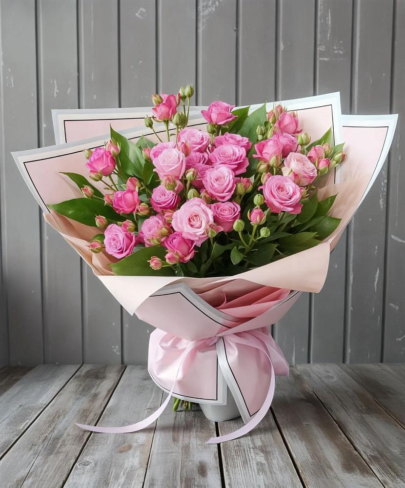 Букет Розовый кустик в Задонье