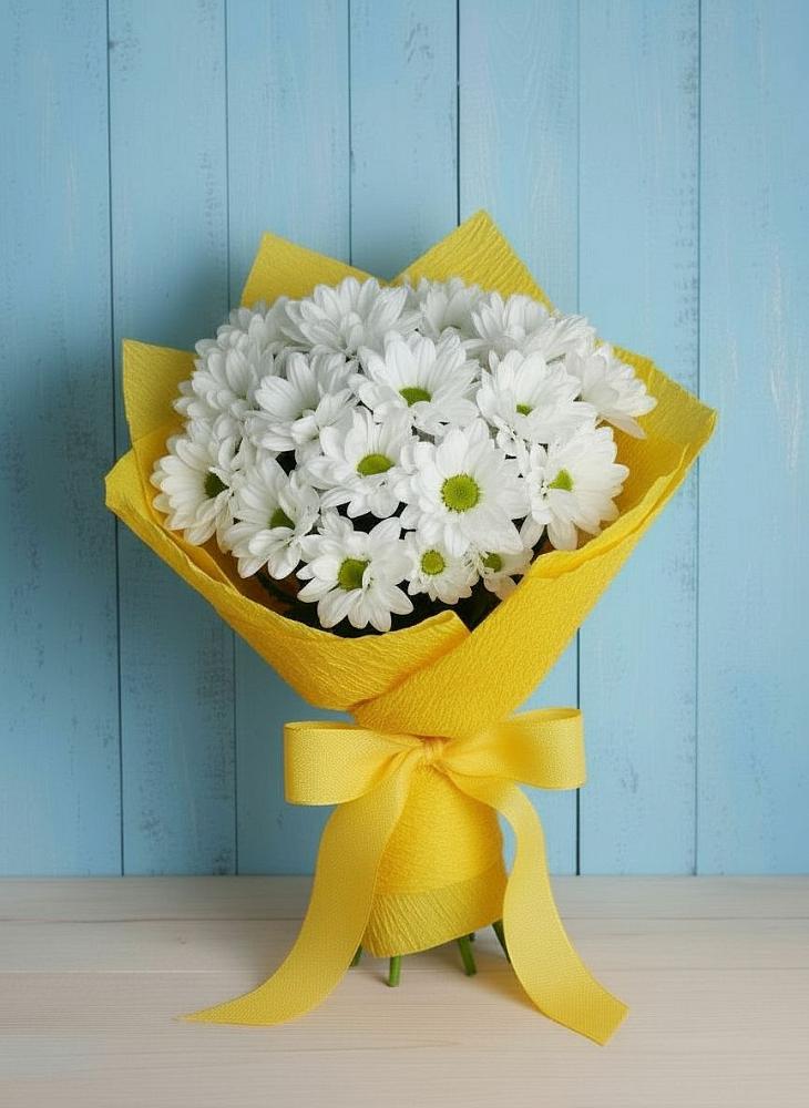 Букет цветов из: Хризантемы в Задонье