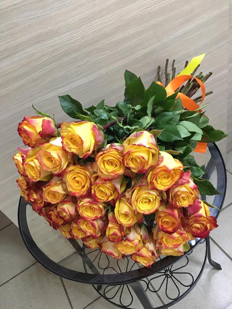 Букет Желтые розы в Задонье