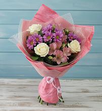Букет цветов из:  Герберы в Задонье