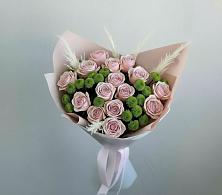 Букет цветов из:  Розы и Хризантемы #REPLACE_PRED# Задонье