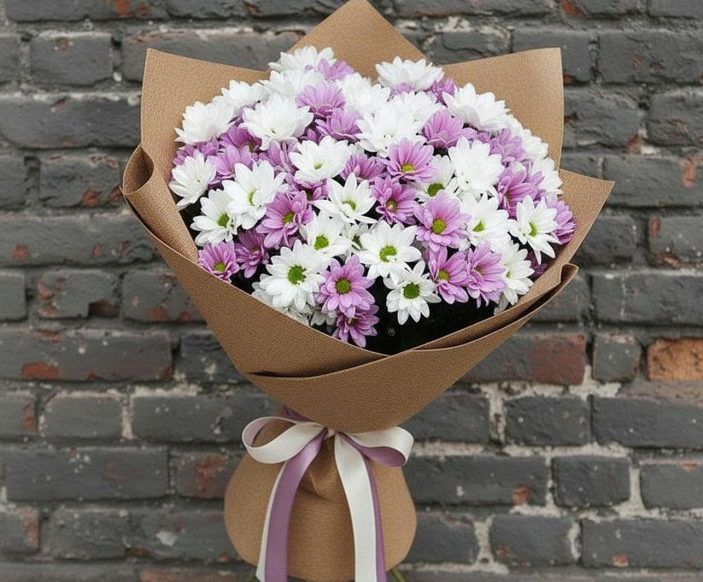Букет цветов из: Хризантемы в Задонье
