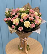 Букет цветов из:  Розы в Задонье