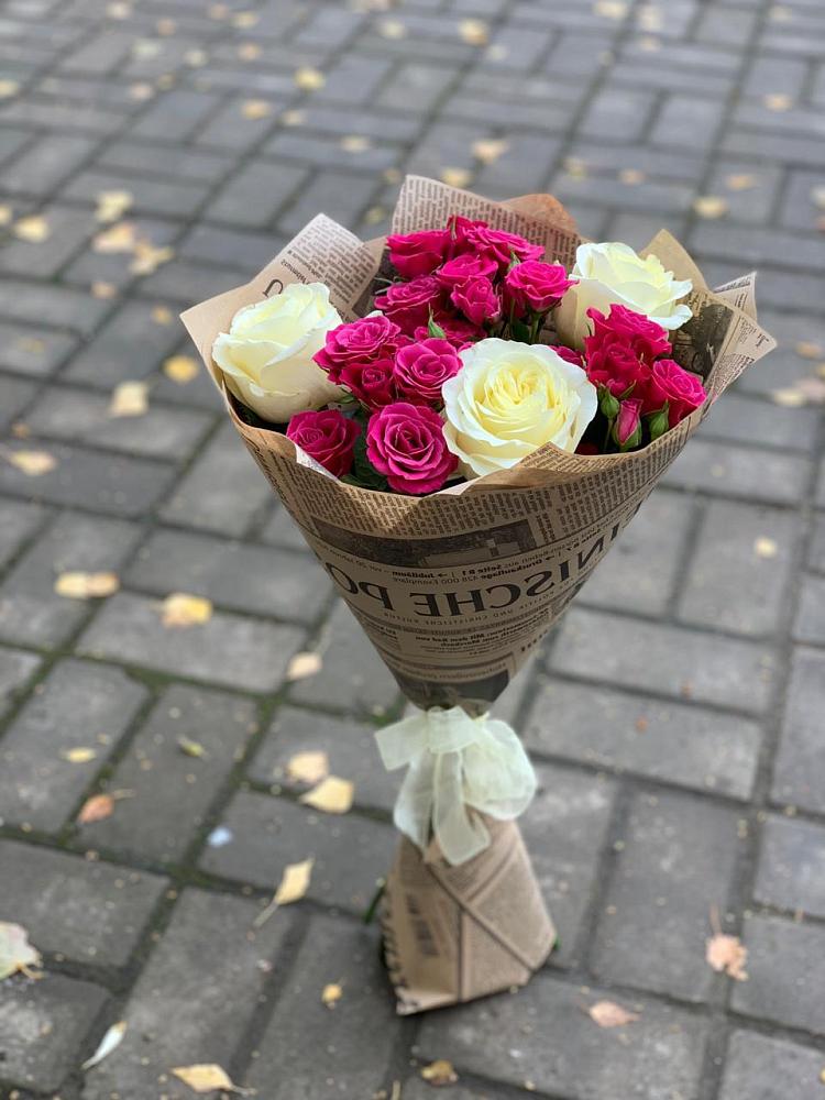 Букет цветов из: Розы в Задонье