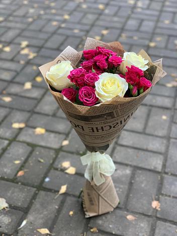 Букет цветов из: Розы в Задонье