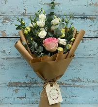 Букет цветов из:  Розы и Лизиантусы #REPLACE_PRED# Задонье