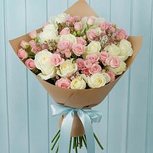 Букет цветов из:  Розы в Задонье